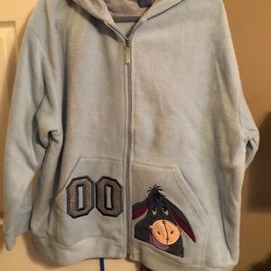 Disney Eeyore fleece hoodie XL